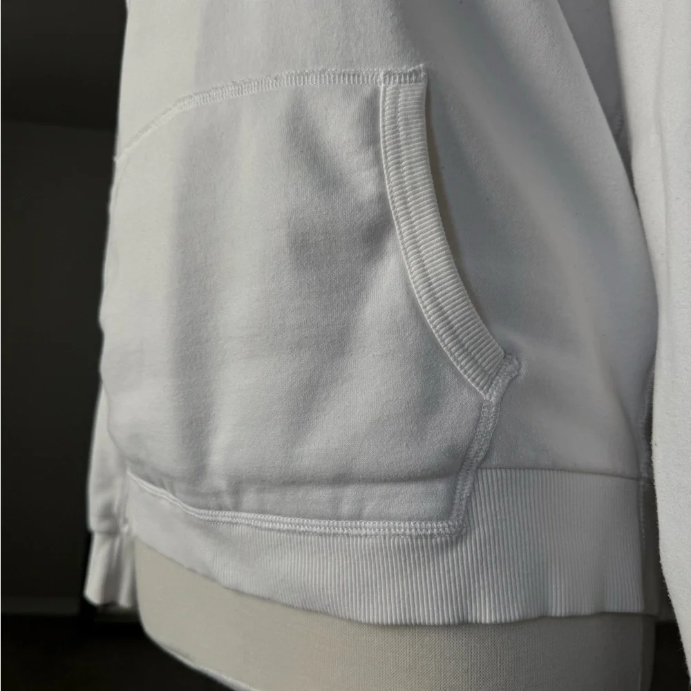 Diesel White Hoodie with Black Logo - Picture 8 of 12